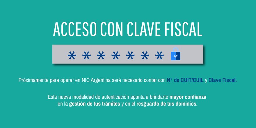 Nic.ar empezará a pedir clave fiscal para registrar dominios argentinos
