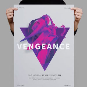 Vengeance Poster Flyer by ninebrains